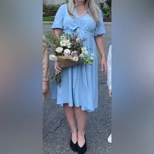 princess polly baby blue dress ASOS Tall